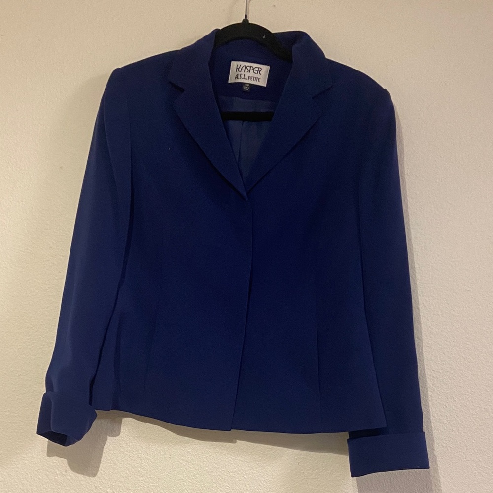 Kasper Women's Classic Navy Blazer